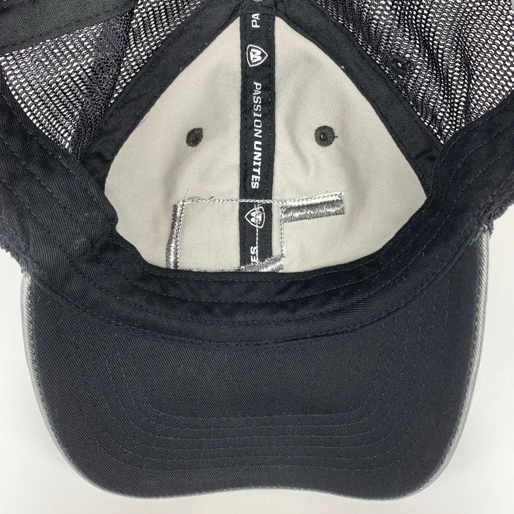 OU Oklahoma Sooners Hat Faded Black Adjustable Snapback Mesh Baseball Cap TOW